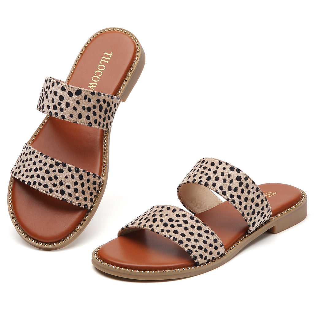 TILOCOW SANDALES LÉOPARD FEMME