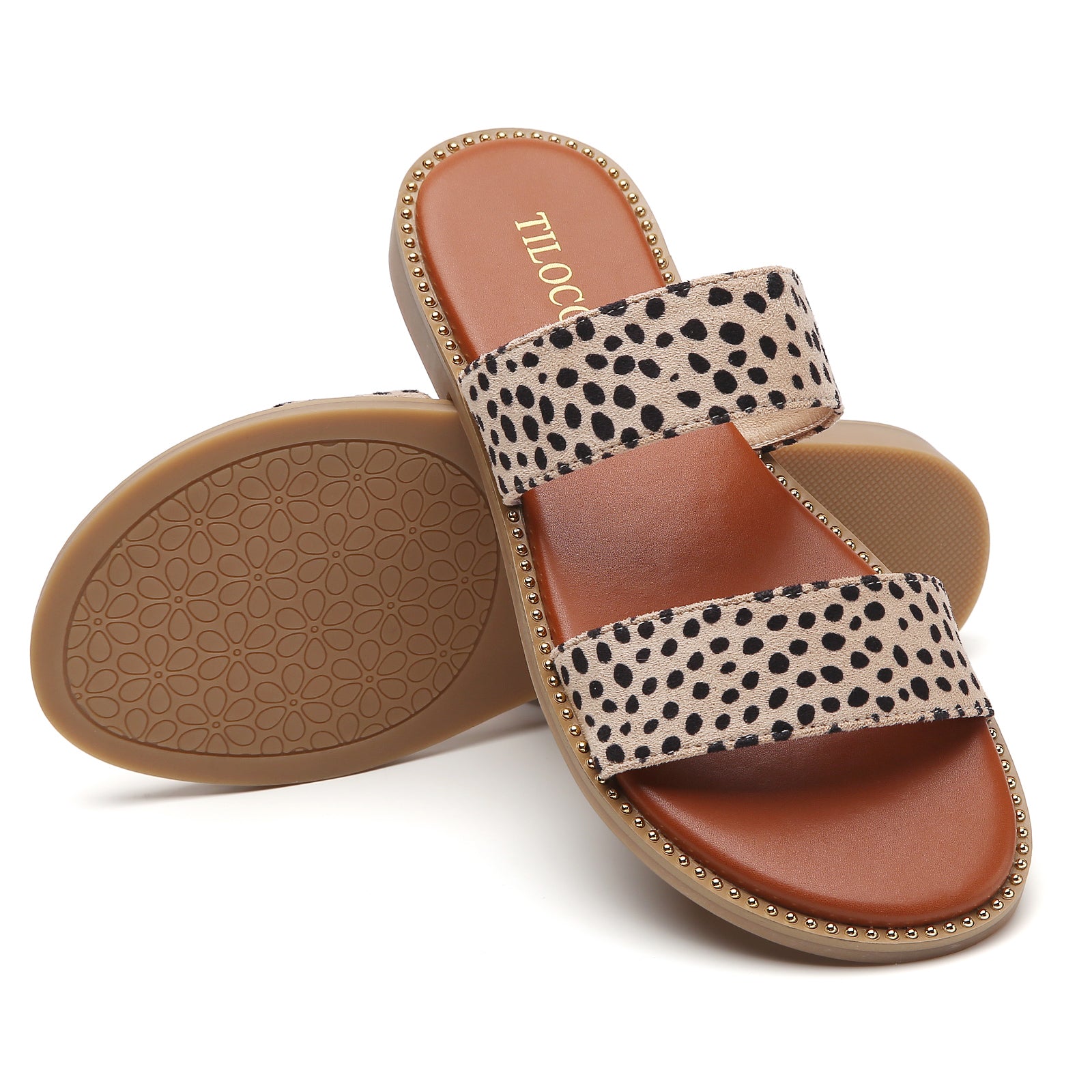 TILOCOW SANDALES LÉOPARD FEMME