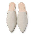 TILOCOW MULES PLATES BEIGES FEMME