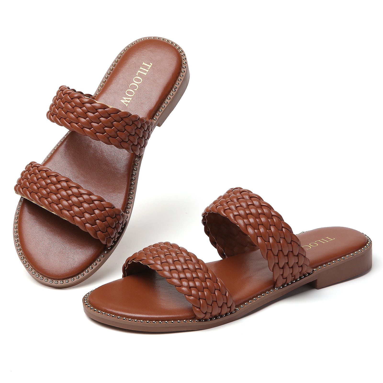 SANDALES TILOCOW MARRON FONCÉ POUR FEMME