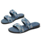 SANDALES BLEUES POUR FEMMES TILOCOW