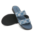 SANDALES BLEUES POUR FEMMES TILOCOW