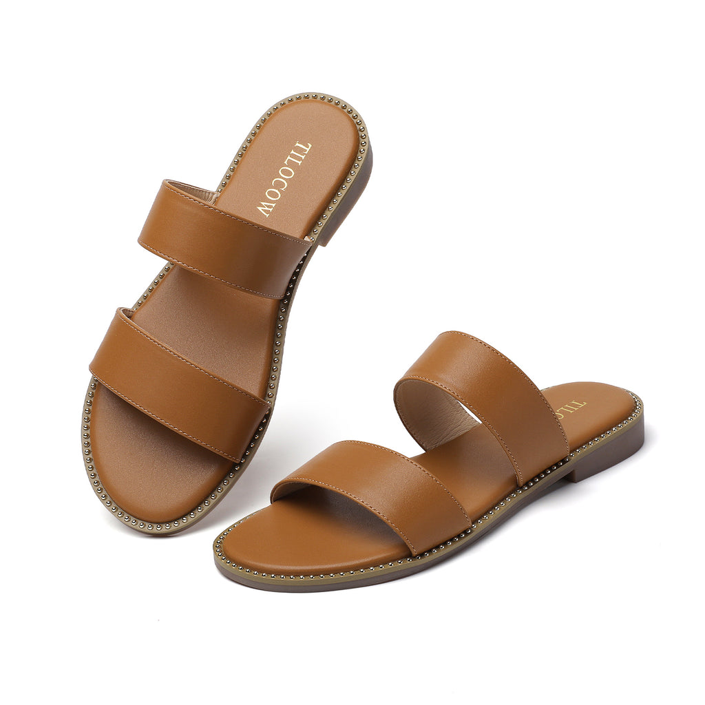 SANDALES TILOCOW FEMME MARRON CLAIR