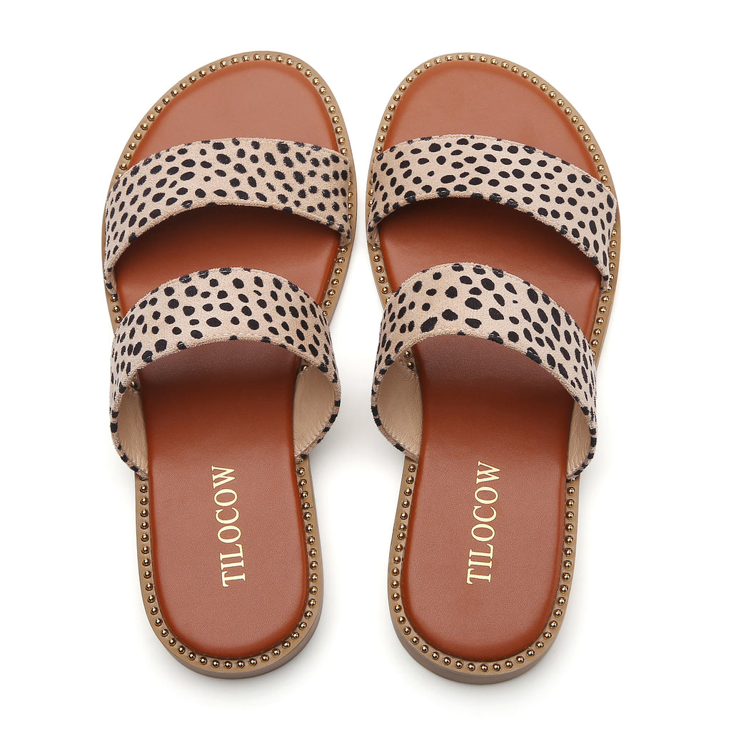 TILOCOW SANDALES LÉOPARD FEMME