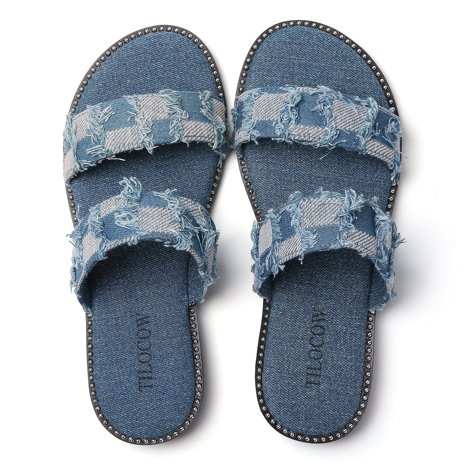 SANDALES BLEUES POUR FEMMES TILOCOW