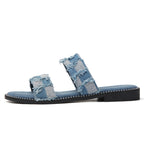 SANDALES BLEUES POUR FEMMES TILOCOW