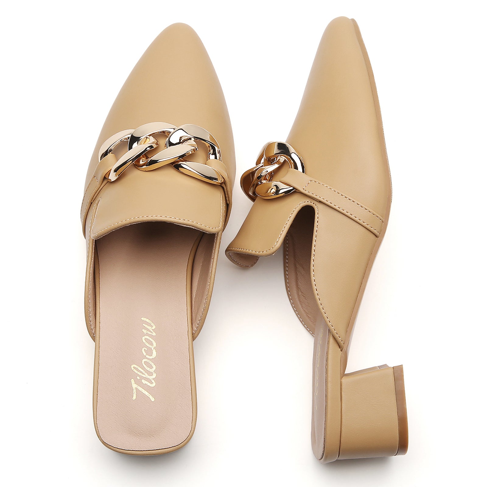MULES À TALONS MARRON TILOCOW POUR FEMME