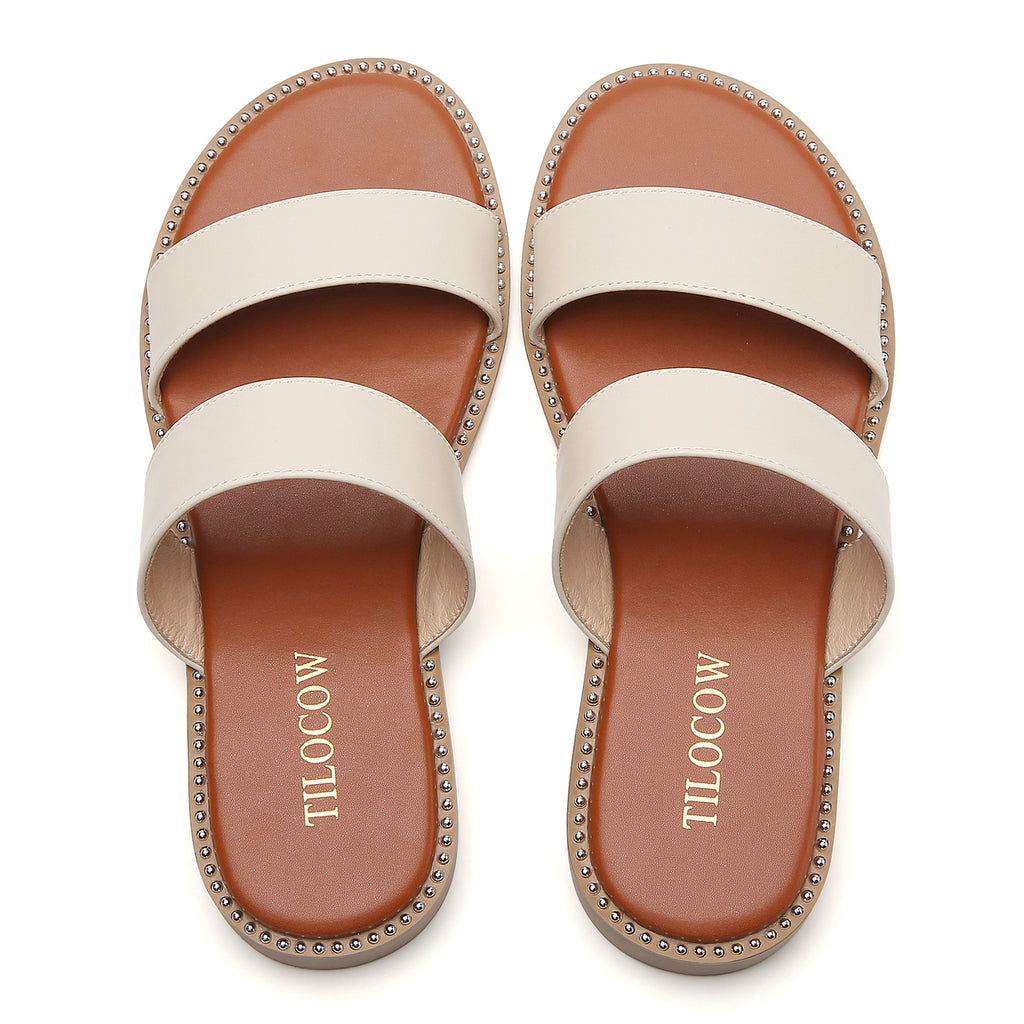 TILOCOW SANDALES FEMME BEIGE CLAIR