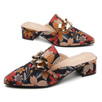 MULES À TALONS FLEURIES TILOCOW POUR FEMMES