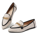 MOCASSINS PLATS EN LIN POUR FEMMES TILOCOW