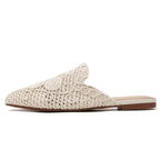 Mules plates fleuries femme TILOCOW