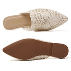 Mules plates fleuries femme TILOCOW
