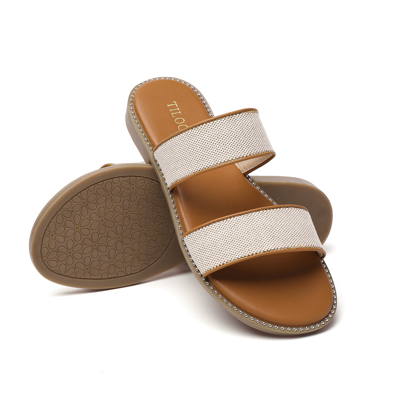 TILOCOW SANDALES FEMME MARRON BEIGE