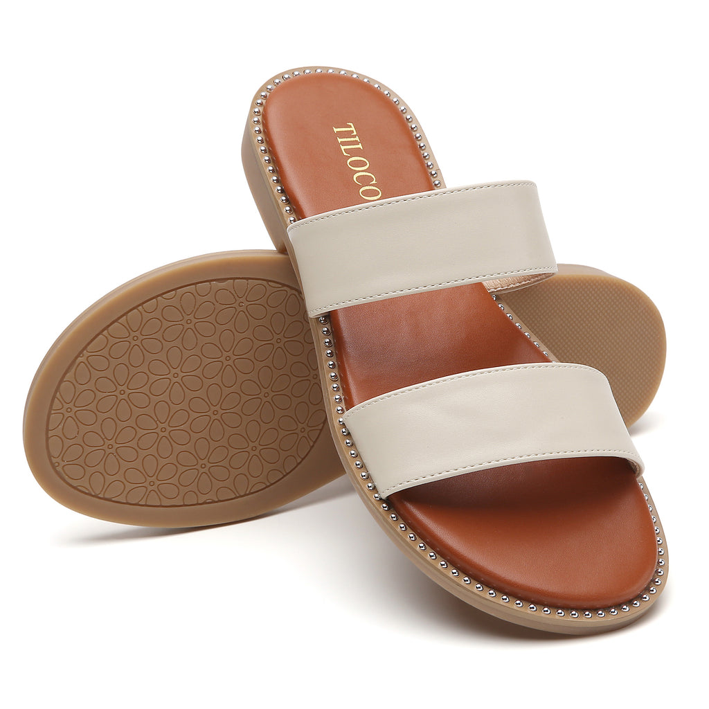TILOCOW SANDALES FEMME BEIGE CLAIR
