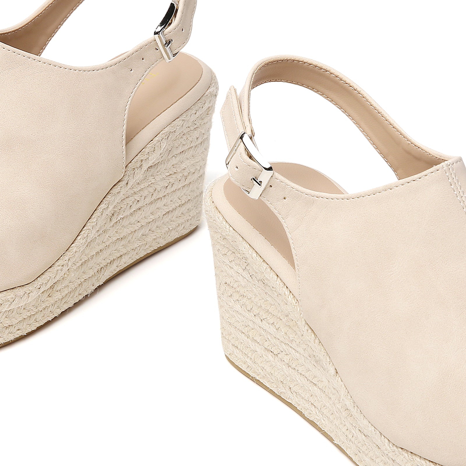 TILOCOW FEMME ESPADRILLES COMPENSÉES BEIGE