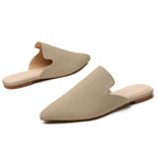 MULES PLATES MARRON CLAIR TILOCOW POUR FEMME