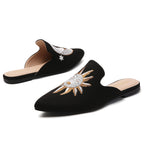 MULES PLATES NOIRES TILOCOW POUR FEMME