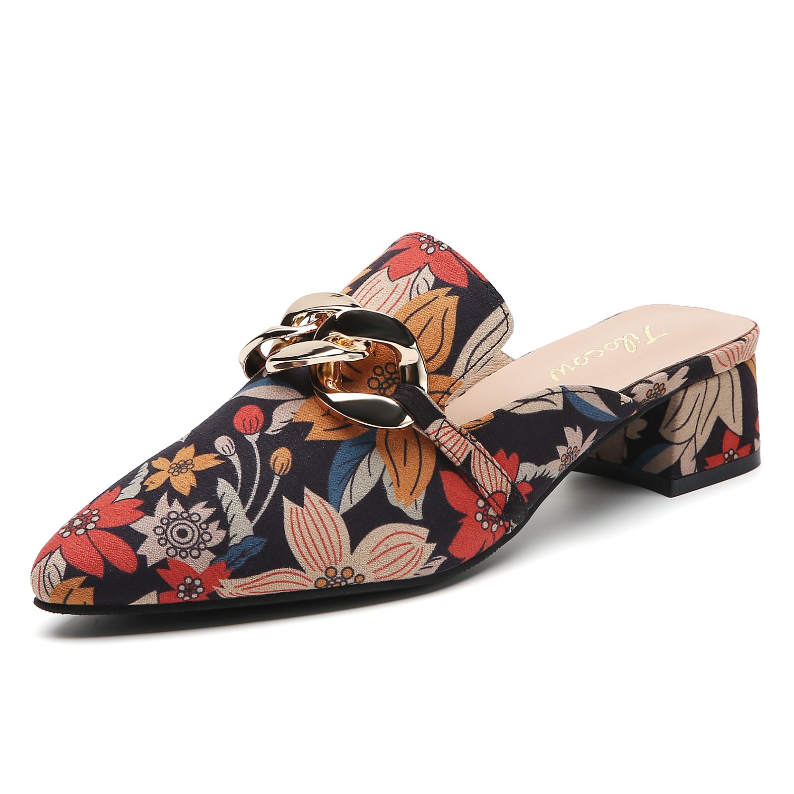 MULES À TALONS FLEURIES TILOCOW POUR FEMMES