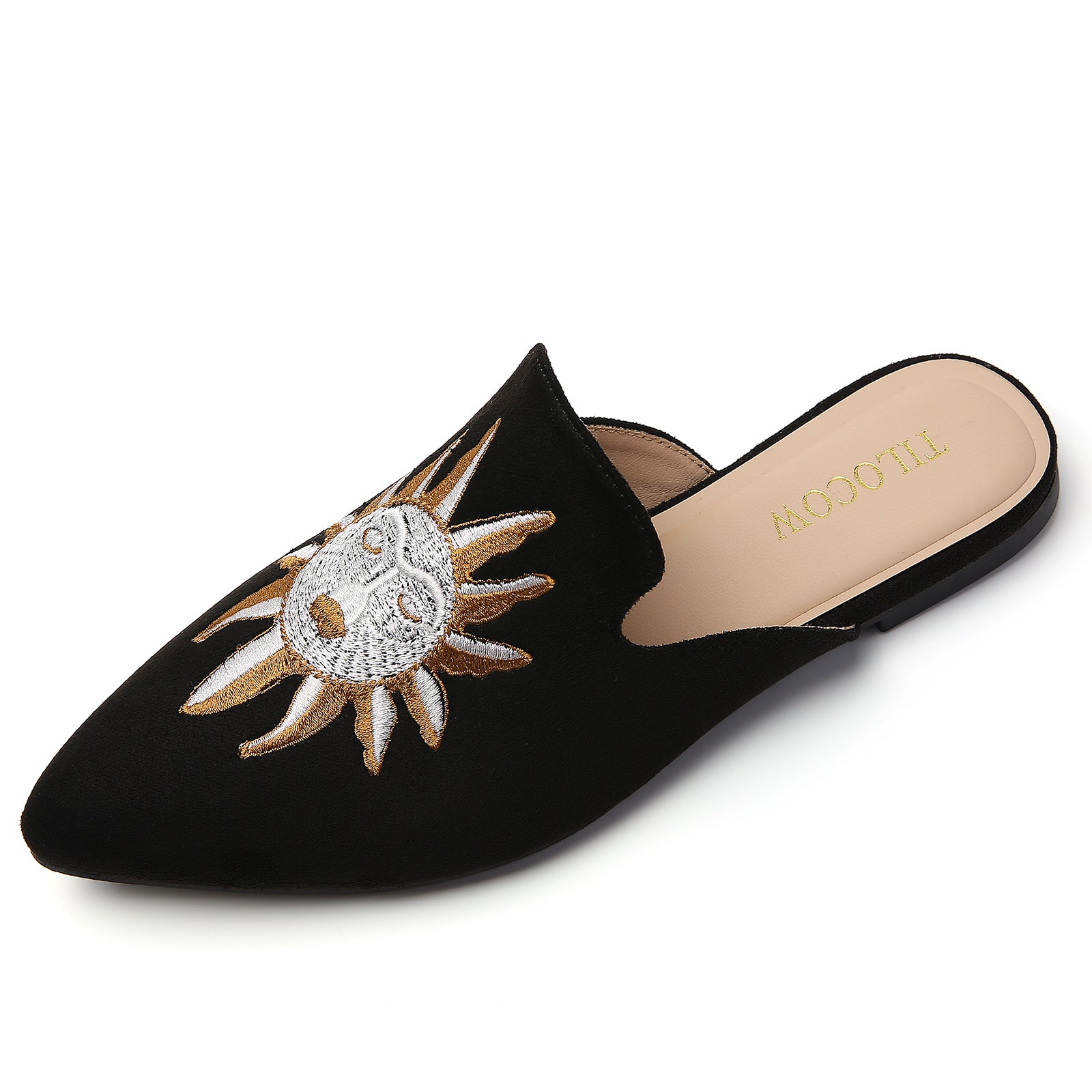 MULES PLATES NOIRES TILOCOW POUR FEMME